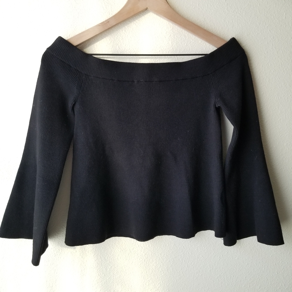 Aritzia Wilfred Knit Off-the-shoulder Top